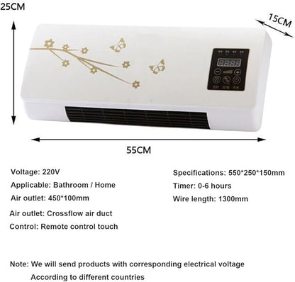  Climafy Climatisation Murale Portable Avec Chauffage Et Ventilateur, Unité Compacte Mini Split Sans Perçage, Fonctionnement Silencieux 30dB, Télécommande Intelligente Pour La Maison Et Le Bureau, écon