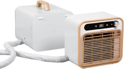  Climatiseur Portable Split, 1500W Unité Alternative Silencieuse Pour Tente RV, Télécommande WiFi, Minuterie 12H, Conception Légère Sans Tuyau, 40dB Refroidissement à Faible Bruit Avec Filtre Rafraîchi