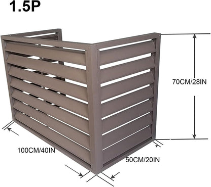 GENERIC Housse De Protection Pour Climatiseur Extérieur – Housse De Protection Imperméable Et Anti-poussière Pour Mini Unités Divisées, Réduction Du Bruit, Résistante Aux Intempéries, Idéale Pour Une