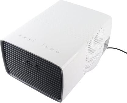  Hztyyier Climatiseur Portable, Chaleur Fraîche à Double Utilisation à Faible Bruit De Climatiseur Compact à Faible Bruit Avec Télécommande, Pour La Salle D'étude (Plug UE 220V)