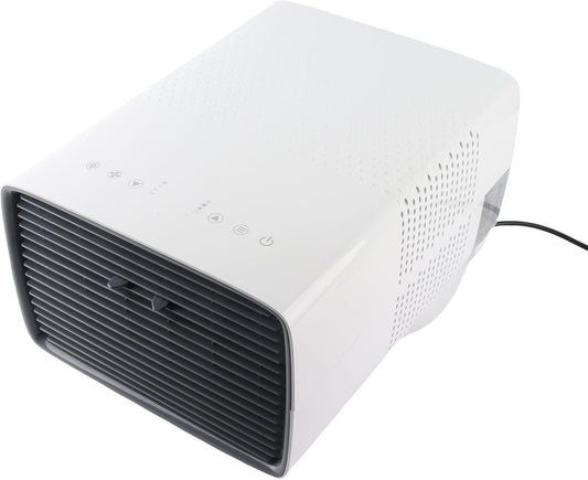  Hztyyier Climatiseur Portable, Chaleur Fraîche à Double Utilisation à Faible Bruit De Climatiseur Compact à Faible Bruit Avec Télécommande, Pour La Salle D'étude (Plug UE 220V)