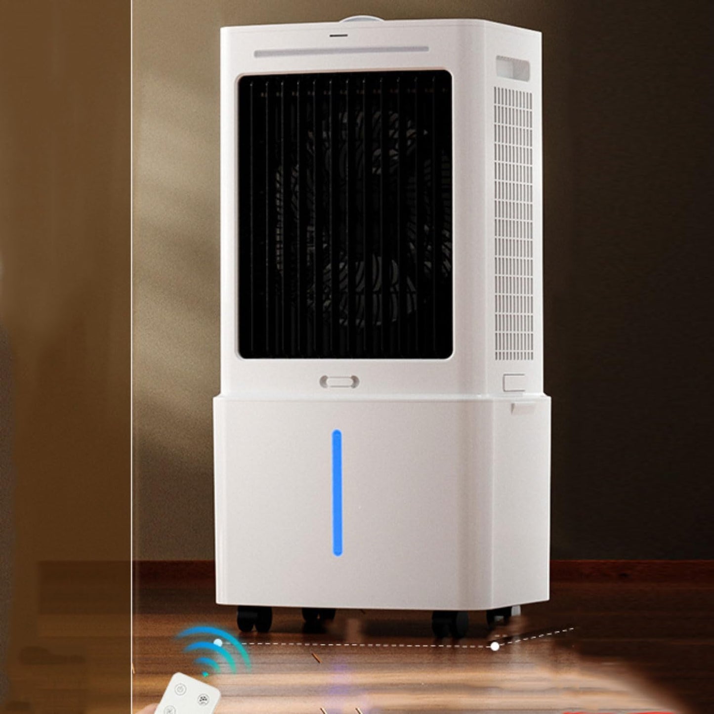 GENERIC Climatiseur Portable, Refroidisseur D'air Par évaporation Avec Réservoir De 25 L, Refroidissement Rapide, 3 Vitesses, Minuterie 12 H, Climatisation Sans Fenêtre Pour Chambre, Maison, Bureau