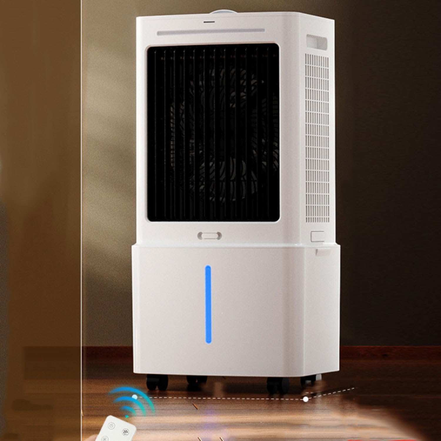 GENERIC Climatiseur Portable, Refroidisseur D'air Par évaporation Avec Réservoir De 25 L, Refroidissement Rapide, 3 Vitesses, Minuterie 12 H, Climatisation Sans Fenêtre Pour Chambre, Maison, Bureau