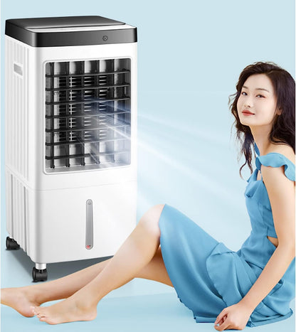 GENERIC Refroidisseur D'air Portable Sans Tuyau, Refroidisseur Sans Vent Sans Vent 10L Avec 3 Vitesses Et Fonction De Swing, Unité De Climatisation De Salle Silencieuse De Murmure Pour La Chambre De Bureau à