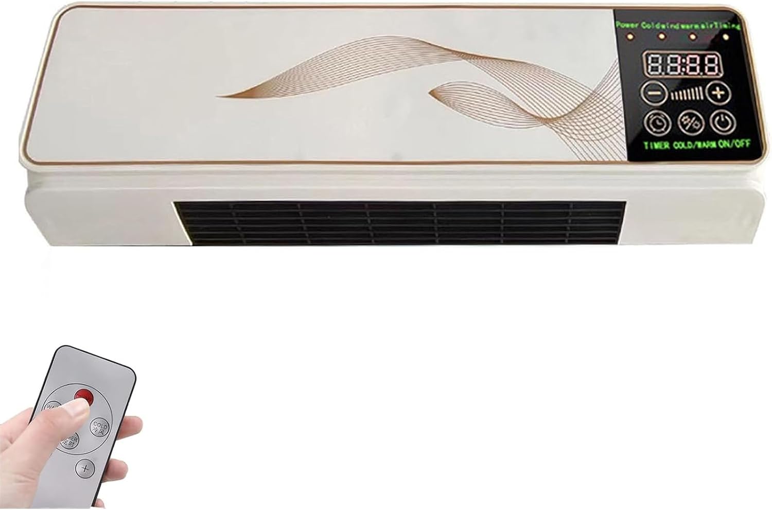  Air Conditionnement Ventilateur Portable Climafy 2 En 1 Refroidissement Et Chaud Sans Installation Télécommande Compact Ideal Office Home Fan