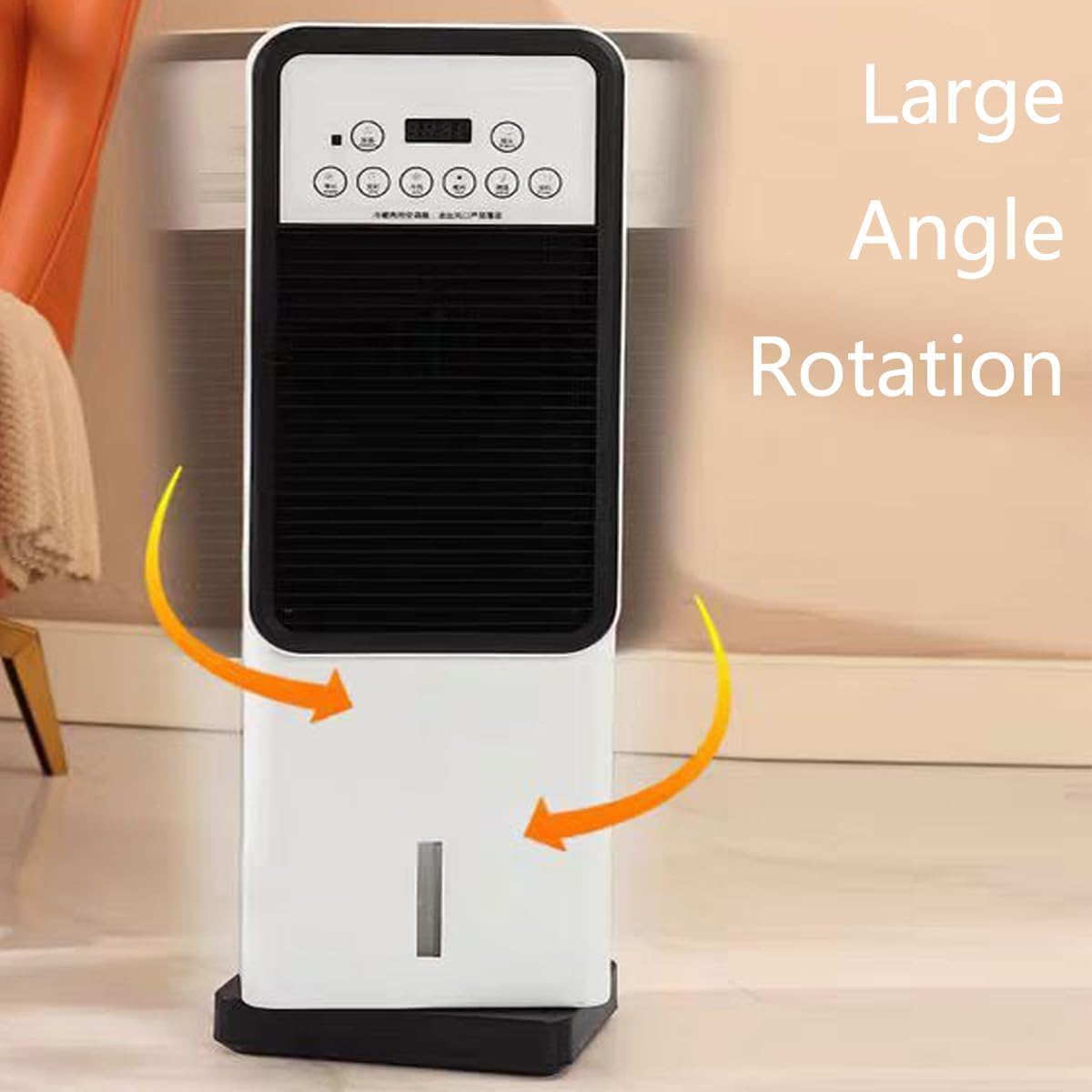 GENERIC Ventilateur De Tour De Refroidisseur D'air évaporatif Portable Avec Des Glaçons Et Un Grand Réservoir D'eau, Ventilateur De Refroidissement Chaud Et Froid 4 En 1 Avec Télécommande Intelligente, Minute
