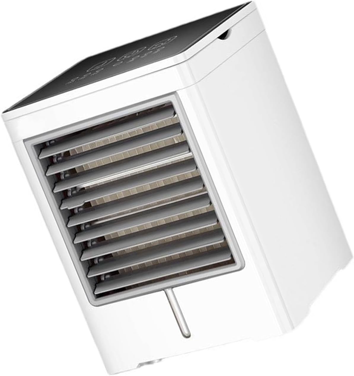  Climatiseur Portable, Réservoir D'eau De 470 Ml, 3 Vitesses De Vent, 3 Minuteries, Contrôle Tactile, Refroidissement Par évaporation, Mini Climatiseur Personnel Avec Alimentation USB,