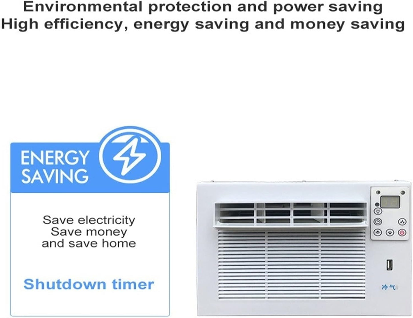  DieffematicKTY Climatiseur Mobile Household Desktop Air Conditioner Mobile Air Conditioner Mosquito Net Mini Air Conditioner Fan Refrigeration
