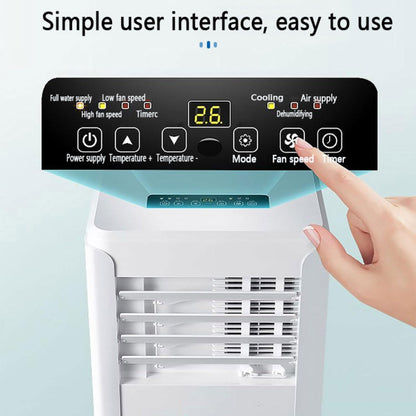  Climatiseur Portable Unités Intelligentes Intelligentes Avec Déshumidificateur De Refroidissement Intégré Et Modes De Ventilateur Pour La Pièce Jusqu'à 350 Sq.ft, Conditionneur Télécommande Kit D'inst