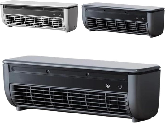  10s Ventilateur De Refroidissement Instantané Pas De Support De Forage, Refroidisseur à Courant Alternatif Portable De Charge Sans Fil Avec Brouillard De Glace Pour Le Mur De Chambre De Cuisine Ou L'u