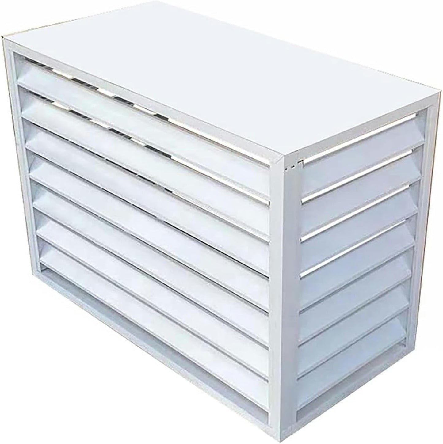  Housse De Protection Pour Climatiseur Extérieur, Résistante Aux Intempéries Et Durable, Pour Unités Extérieures, Protection De Clôture En Aluminium, Support De Fleurs, Po