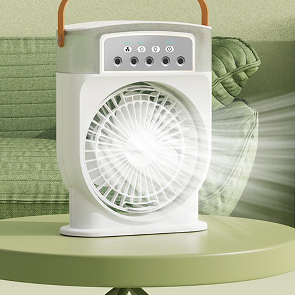  Climatiseur Portable, Ventilateur De Bureau Portable Avec 3 Vitesses De Fonctionnement Pour Bureau, Chambre, Dortoir