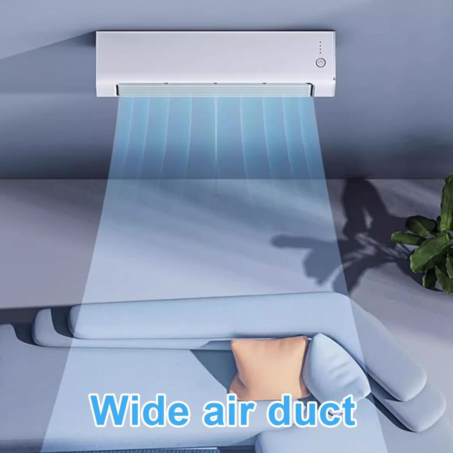  Ventilateur Portable Sans Lame Avec Télécommande, Circulateur D'air à 3 Vitesses Pour Le Bureau, Support Mural Ou Support, Refroidissement Silencieux Pour Le Dortoir De Bureau De Chambre, Pas De Fenêt