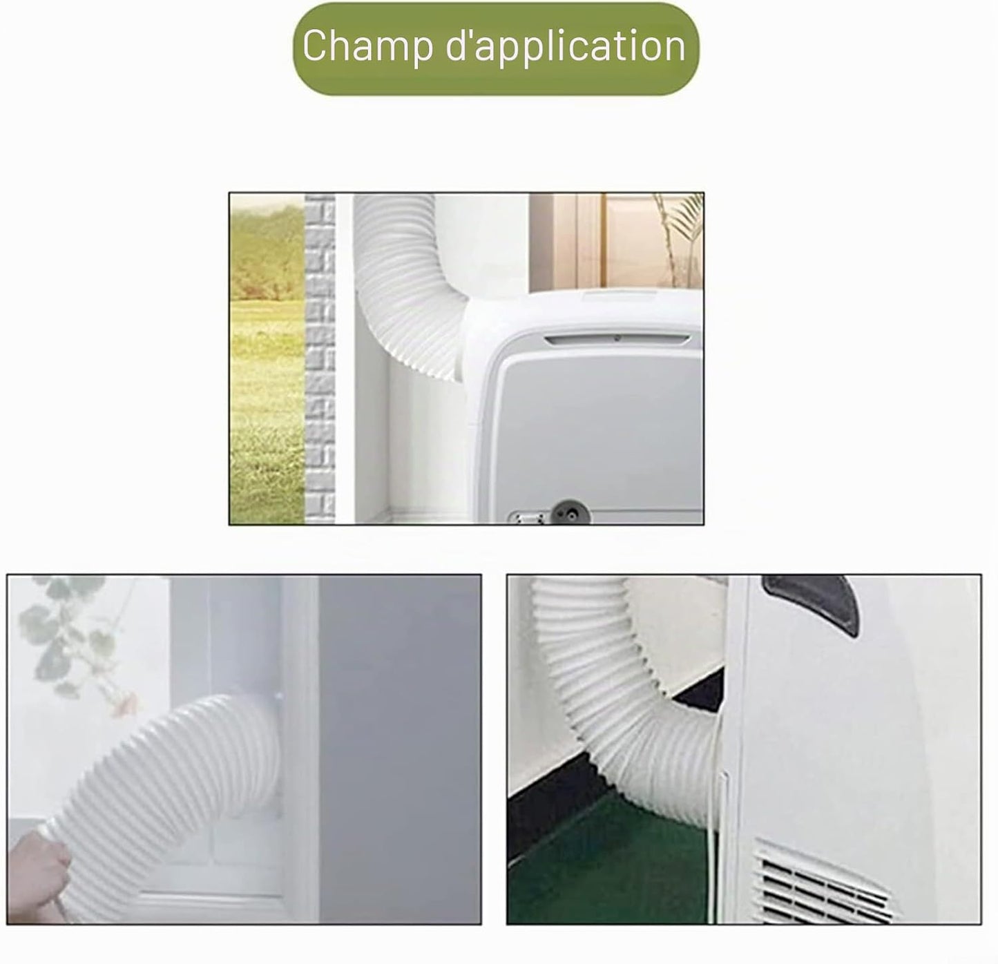  Adaptateur De Tuyau D'évacuation De Climatisation, Connecteur De Tuyau D'interface Pour Climatiseur Mobile Portable (KY-35 15 Cm)