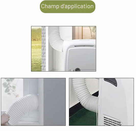  Adaptateur De Tuyau D'évacuation De Climatisation, Connecteur De Tuyau D'interface Pour Climatiseur Mobile Portable (KY-35 15 Cm)