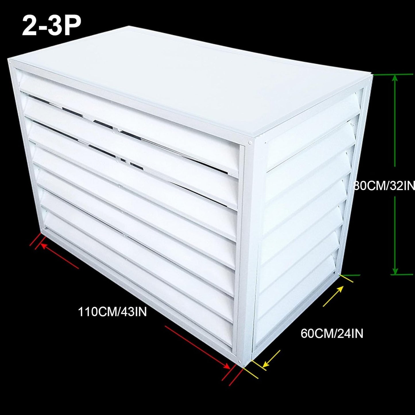 GENERIC Housse De Protection Pour Climatiseur Extérieur – Housse De Protection étanche Pour Unité De Climatisation – Protection Universelle Pour Tous Les Modèles