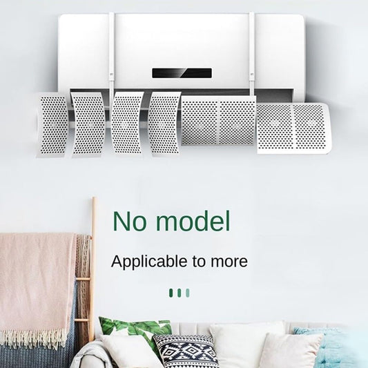 GENERIC Déflecteur De Climatiseur Avec 8 Feuilles Réglables Montage Mural Facile (filtre à Charbon)