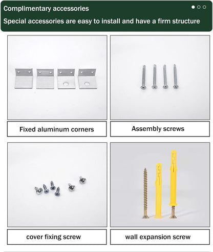 GENERIC Bâche De Protection Robuste Et Imperméable Pour Climatiseur De Fenêtre - Protection Contre La Poussière Et La Poussière - En Aluminium