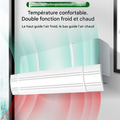  Déflecteur De Climatisation,Déflecteur D'Air Réglable Multi-Position | Coupe-Vent Rétractable Murale Pour Chambre Maison Bureau Temps Chaud