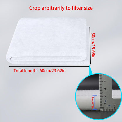  Filtre Pour Climatisation Gainable 50 X 60cm à Découper - Convient Aux Conduits De Climatisation Industrielle - G4 Anti-Poussière 1pcs (50 * 60cm)