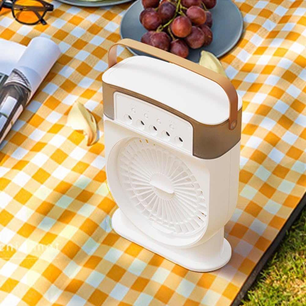  Climatiseur Portable, Ventilateur De Bureau Portable Avec 3 Vitesses De Fonctionnement Pour Bureau, Chambre, Dortoir