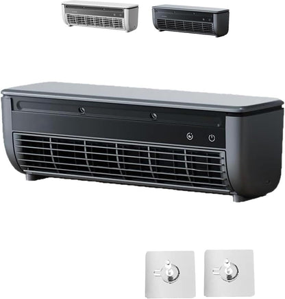  Unité De Climatisation Murale Avec Télécommande, Semi-conducteur Portable Refroidisseur Et Humidificateur, 6000mAh Batterie Silencieuse Mini Ventilateur Pour Bureau à Chambre à Coucher, Dispositif De