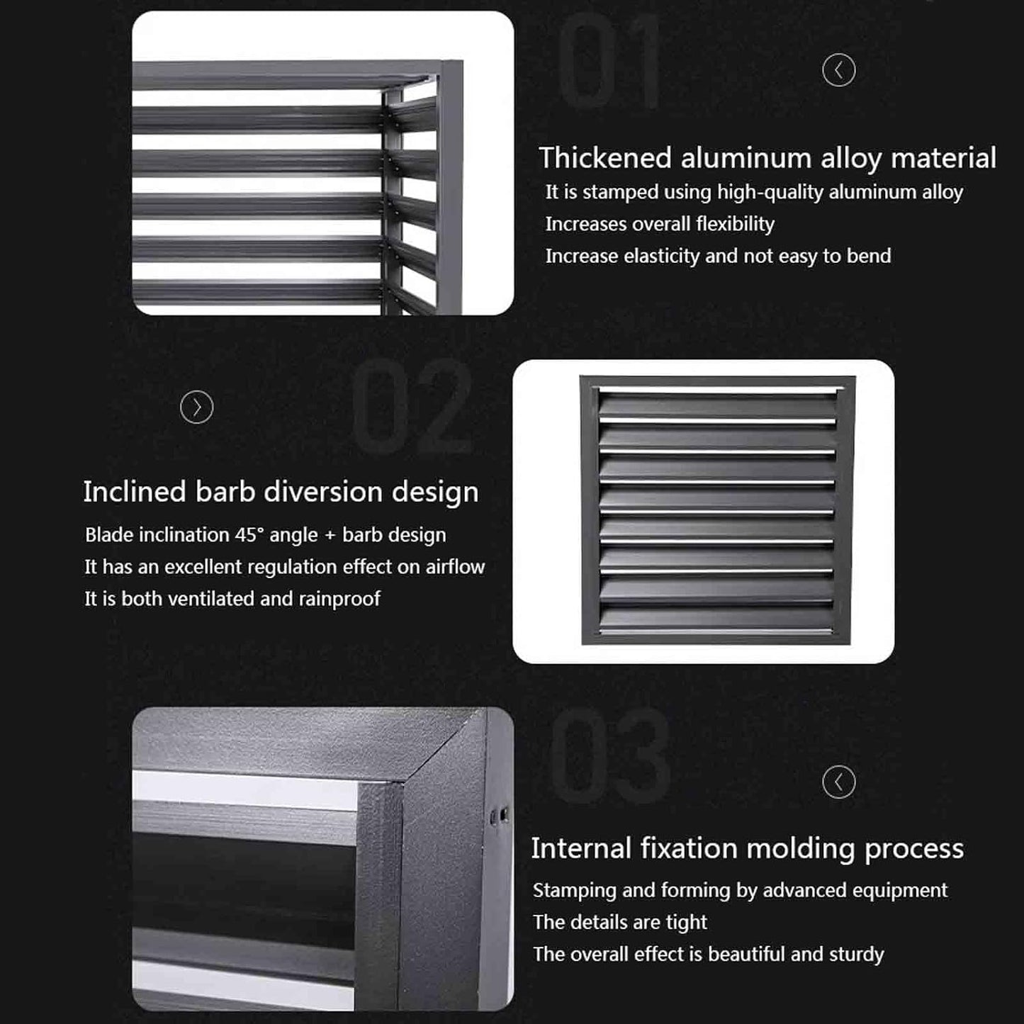 GENERIC Housse De Climatiseur D'extérieur Résistante Aux Intempéries – Protecteur De Pompe à Chaleur En Aluminium Décoratif Et Réduction Du Bruit Pour Toutes Les Saisons – Idéal Pour La Maison Et Le Jardin
