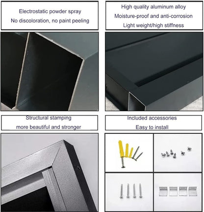  Housse De Protection En Aluminium Pour Climatiseur Et Pompe à Chaleur - Clôture D'intimité Extérieure Pour Plantes - Étagère De Rangement Résistante Aux Intempéries Et Bouclier De Condensateur
