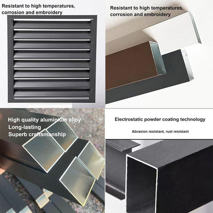 GENERIC Housse Robuste En Aluminium Pour Climatiseurs Mini Unités Séparées, Antivol, Réduction Du Bruit, Protection Contre Les Intempéries Pour Une Utilisation En Extérieur Et En Intérieur, Gris