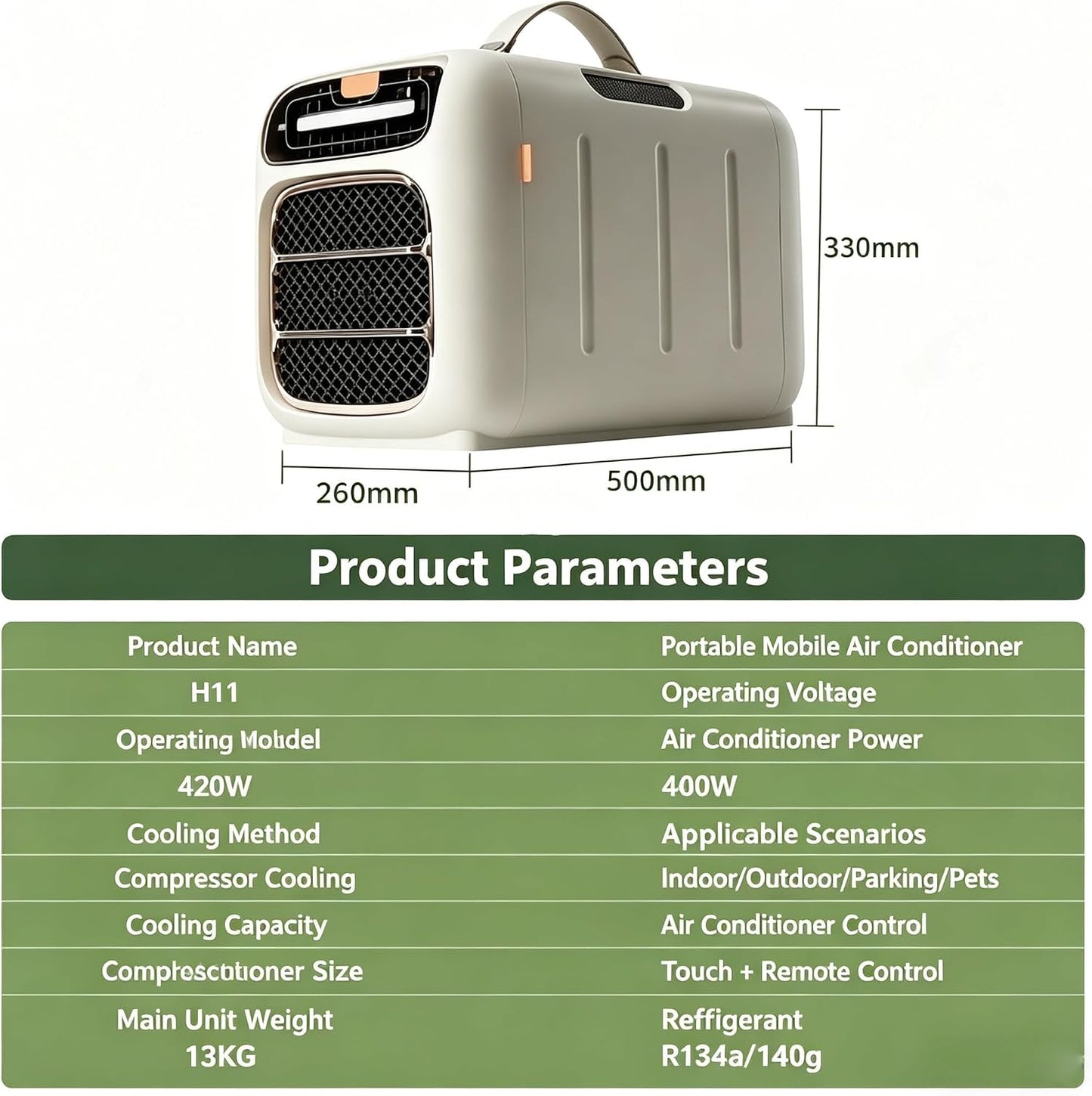  Climatiseurs De Voyage Portables 500 W, 5121 BTU, 24 V, Pour Caravanes, Camping Et Véhicules Récréatifs : Refroidissement, Déshumidification Et Puissance.