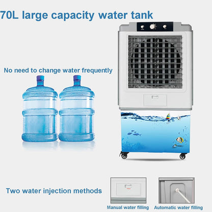  Home Essentials, Climatiseur Portable Avec Réservoir D'eau De 70 L | Aucune Fenêtre Nécessaire Pour Garage, Cour, Usage Commercial | Unité De Refroidi