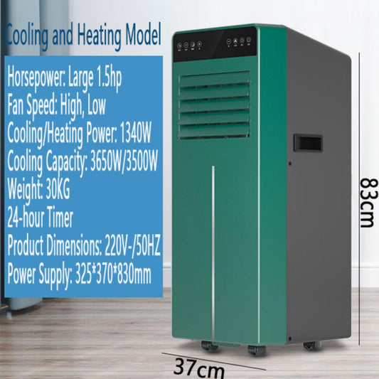 GENERIC Climatiseur Portable, Refroidissement Et Déshumidificateur économe En énergie, Fonctionnement Silencieux, Affichage Numérique, Kit De Fenêtre, Minuterie De 24 Heures, Oscillant à 120° Pour Chambre Et