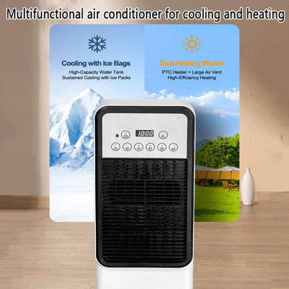  Climatiseur Mobile Portable Refroidisseur D'air Avec Réservoir 3L 3 Vitesse Refroidisseur Par évaporation Avec Télécommande 120° Oscillation Ventilateur Refroidisseur D'air Pour Maison