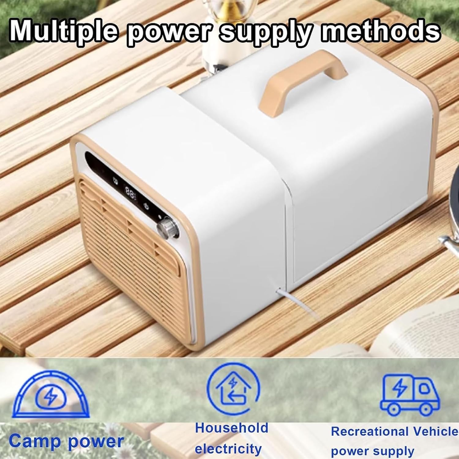  Compact Split AC 5000 BTU, Unité De Refroidissement Portable Avec Télécommande, Fonctionnement Silencieux Pour La Tente De VR De Chambre à Coucher, Aucun Kit De Fenêtre Nécessaire, Conception De Poign