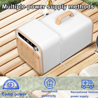  Compact Split AC 5000 BTU, Unité De Refroidissement Portable Avec Télécommande, Fonctionnement Silencieux Pour La Tente De VR De Chambre à Coucher, Aucun Kit De Fenêtre Nécessaire, Conception De Poign