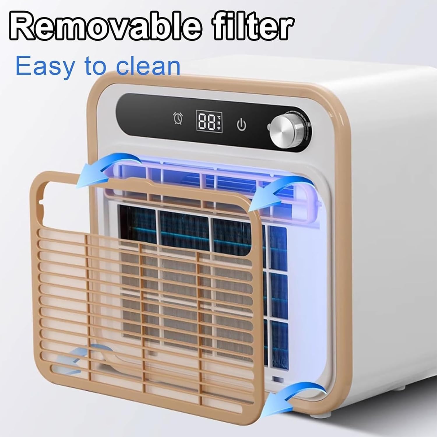 Compact Split AC 5000 BTU, Unité De Refroidissement Portable Avec Télécommande, Fonctionnement Silencieux Pour La Tente De VR De Chambre à Coucher, Aucun Kit De Fenêtre Nécessaire, Conception De Poign