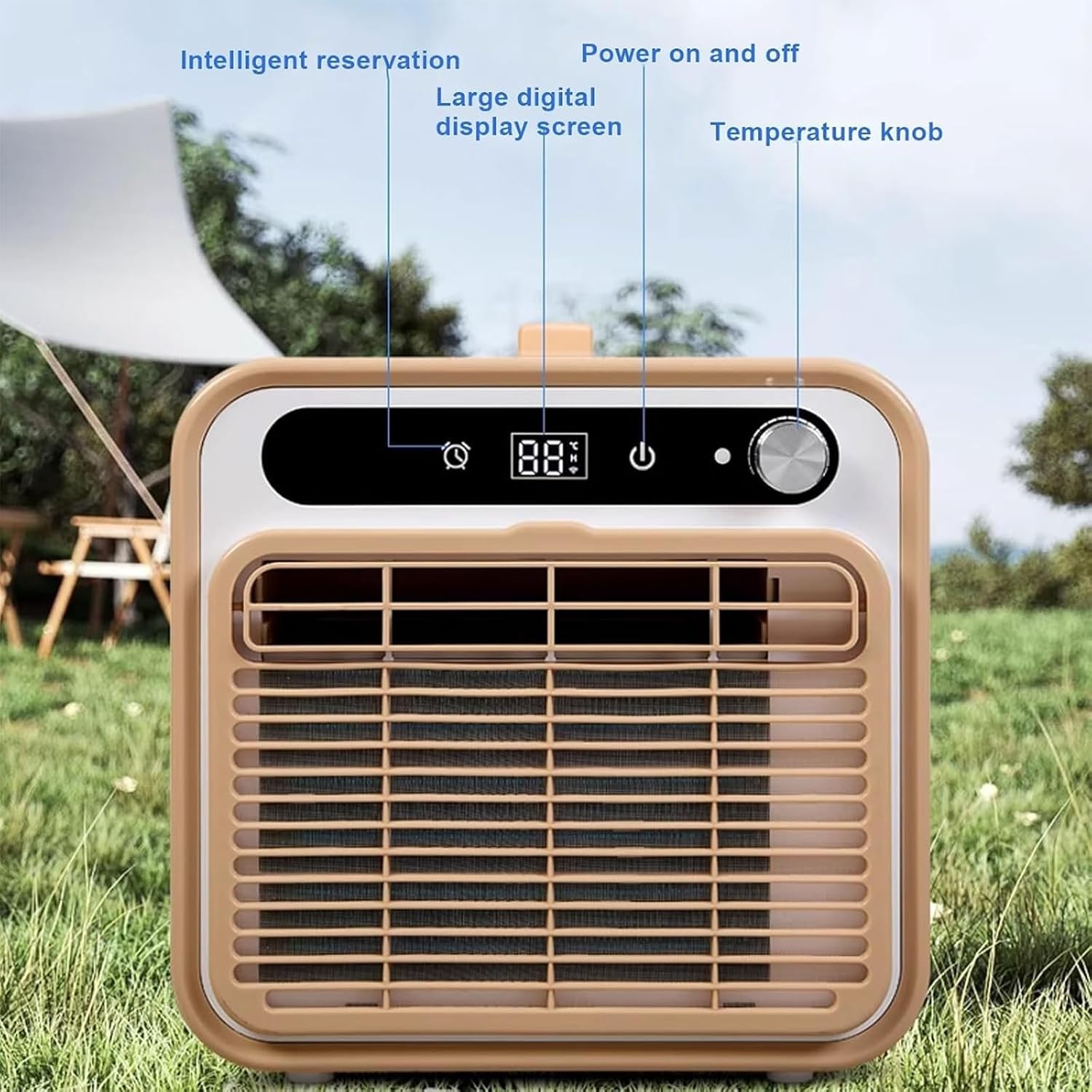  Compact Split AC 5000 BTU, Unité De Refroidissement Portable Avec Télécommande, Fonctionnement Silencieux Pour La Tente De VR De Chambre à Coucher, Aucun Kit De Fenêtre Nécessaire, Conception De Poign