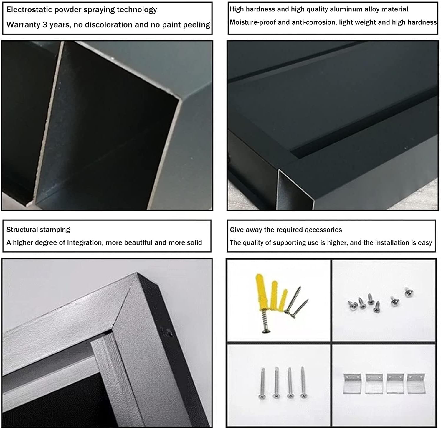  Climatiseur Extérieur Écran De Clôture Couvercle En Aluminium For Climatiseur Et Pompe À Chaleur, Écran De Clôture De Confidentialité Toutes Saisons, Antivol, Robuste, Couverture AC, Couverture D'unit