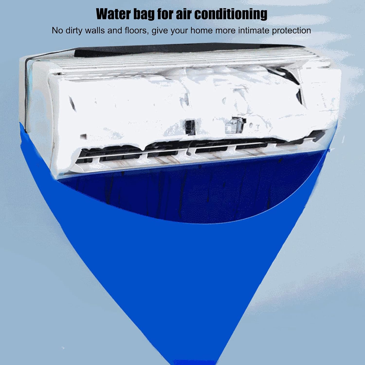  Housse De Nettoyage De Climatisation, étanche Et Anti-fuite épaissir, Nettoyage à Air Froid Double Couche, Sac De Service Lavage De Climatiseur Housse De Protection Sac De Nettoyage Outil De Lavage