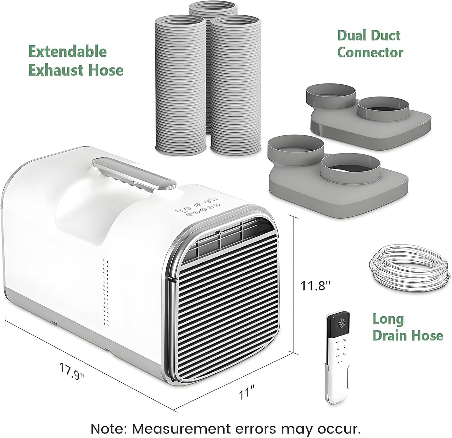  Climatiseur De Voyage Portable à 3 Vitesses, 5200 BTU, Refroidissement Rapide, Climatiseur D'extérieur écoénergétique Pour Camping-Cars, Caravanes Et Caravanes