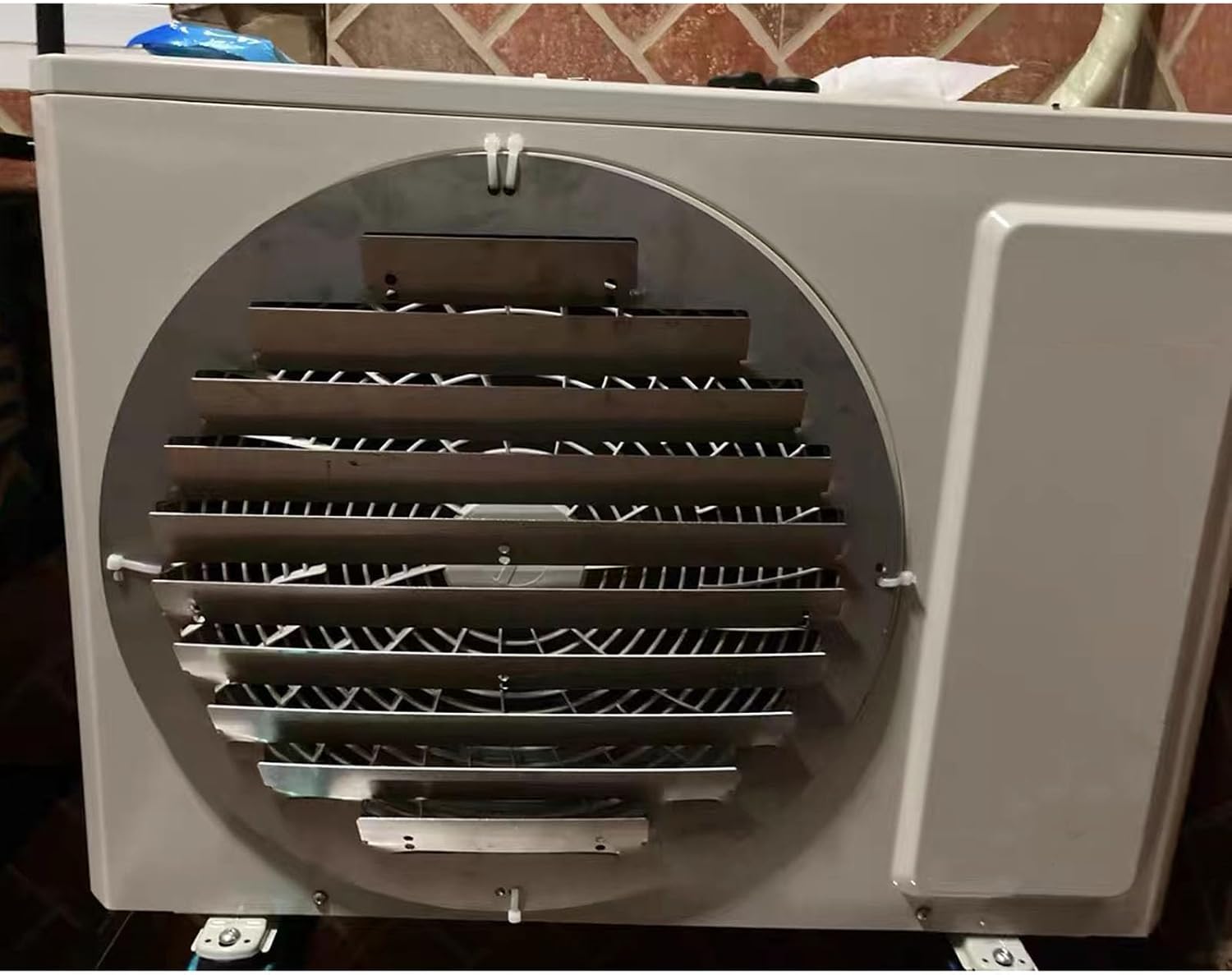 GENERIC Housse Pour Climatiseur Extérieur – Pare-brise En Acier Inoxydable Pour Pompe à Chaleur Et Condensateur, Guide De Soufflage Universel Anti-direct, Ions Météo Et Efficacité énergétique