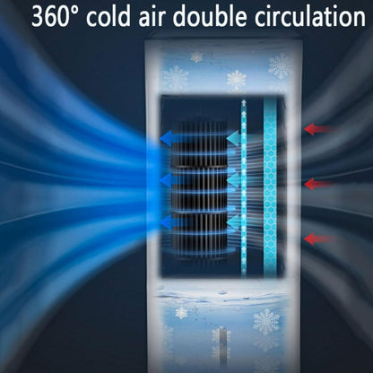 GENERIC Climatisation à évaporation Portable 3in1, Refroidisseur D'air Oscillant Avec Fonction D'humidificateur, Télécommande, Minuterie, 40dB Calme, Pour La Maison Et Le Bureau, Économe En énergie