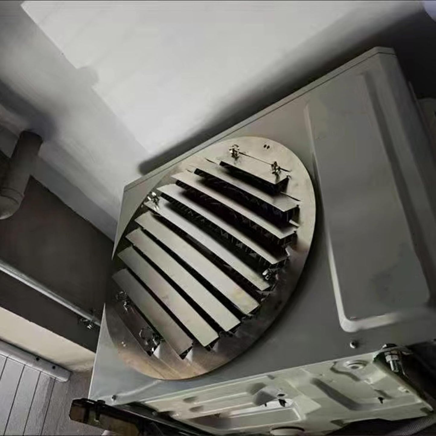 GENERIC Housse Pour Climatiseur Extérieur – Pare-brise En Acier Inoxydable Pour Pompe à Chaleur Et Condensateur, Guide De Soufflage Universel Anti-direct, Ions Météo Et Efficacité énergétique