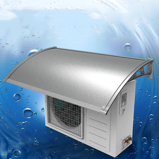 GENERIC Housse De Climatiseur D'extérieur En Alliage D'aluminium Pour Toutes Les Saisons - Protection Pour Pompe à Chaleur à Condensateur Mini-Split - Résistante Aux Intempéries Et Aux UV