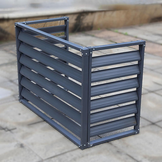 GENERIC Housse De Protection Contre Les Intempéries Pour Climatiseur Extérieur, Panneaux De Clôture Résistants Aux Intempéries, Boîtier De Poubelle En Aluminium.