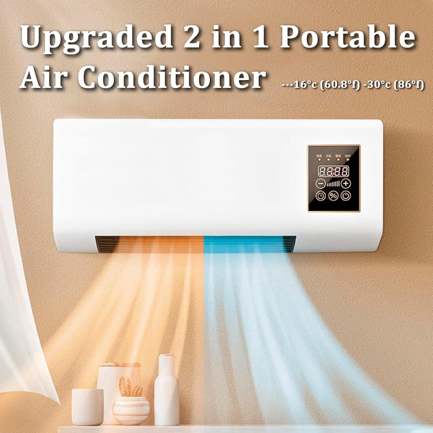 GENERIC Unité De Climatisation Portable Sans Conduit 2 En 1