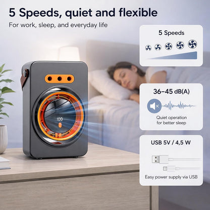  Ventilateur Brumisateur Climatiseur Portable, Climatiseur Mobile Sans Evacuation Avec 5 Vitesses Et Minuterie, Climatiseur Mobile Silencieux Avec 3 Trous Pour Maison,Voiture,Camping (Noir)