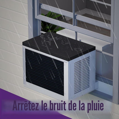  Coussin De Climatiseur, Mousse AC, Barrière Magnétique Contre Le Bruit, Plateau Réglable, 61 X 43,2 X 8,6 Cm, Réduit Le Bruit Et Le Mouvement, Poêle Anti-vibrations Portable Pour Intérieur, Extérieur