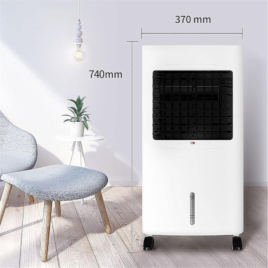 GENERIC Refroidisseur D'air Portable Avec Ventilateur D'évaporation à Distance, éconnergétique Pour Le Bureau à Domicile, Fonctionnement Calme 58dB, Vitesse Et Oscillation Réglables, Conception Légère Compact