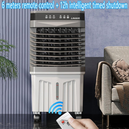  Refroidisseur D'air évaporatif Avec Grand Réservoir D'eau Télécommande 12 H Minuterie 120° Oscillation 3 Vitesses Climatiseurs Portables Pas De Tuyau Besoin Ventilateur De Refroidissement Pour Le Pati